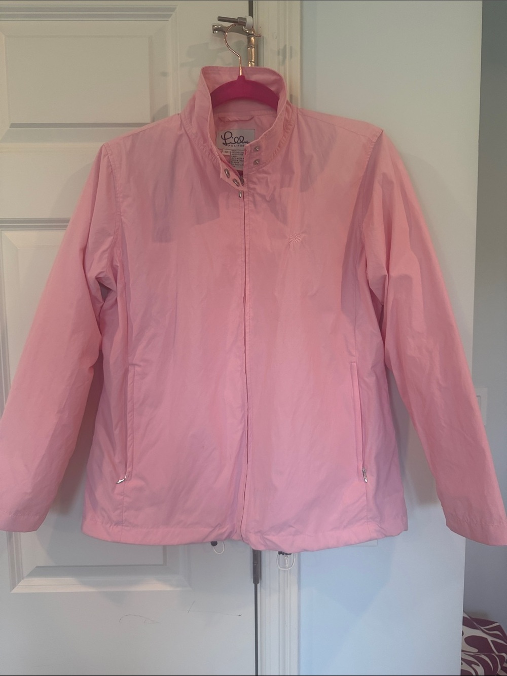 Lilly Pulitzer Pink Windbreaker Jacket